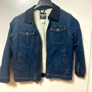Osh Kosh Jean Jacket with Sherpa Lining